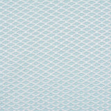 White Geometric Jacquard, Poly-Cotton — texture
