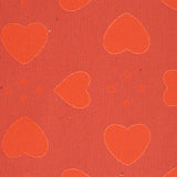 Red Hearts Jacquard, Poly-Cotton
