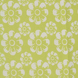 White Floral Jacquard, Poly-Cotton