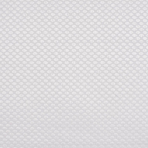White Tone-on-Tone Square Jacquard, Polyester