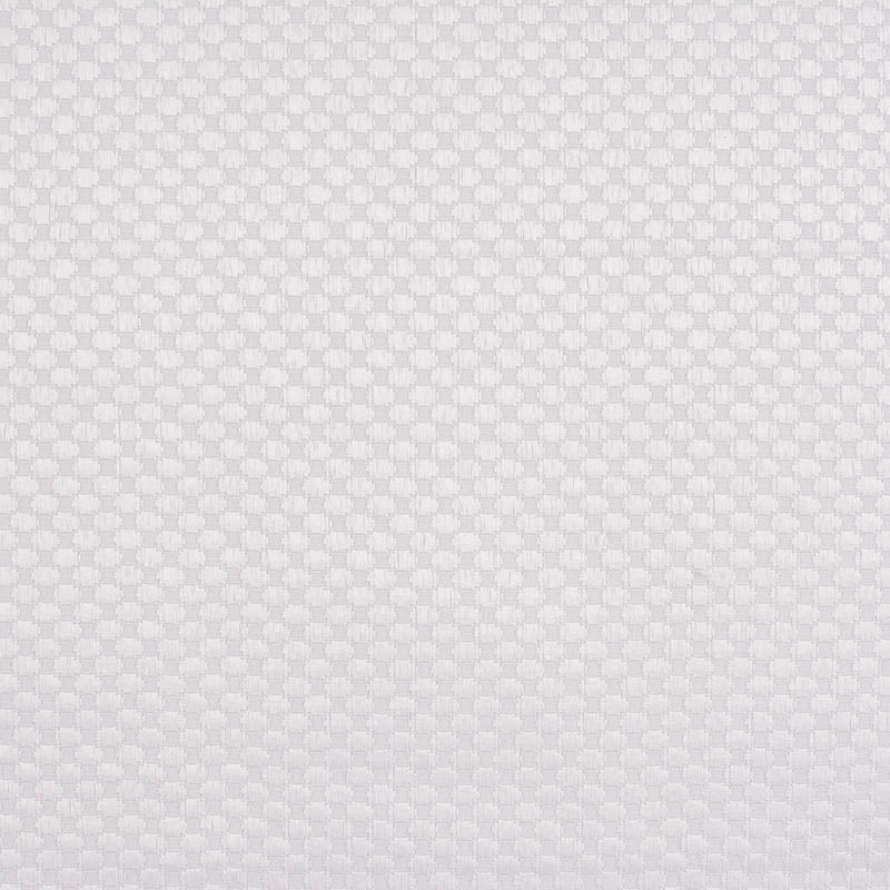 White Tone-on-Tone Square Jacquard, Polyester