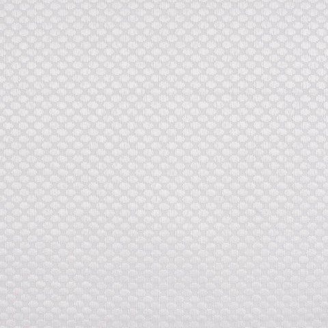 White Tone-on-Tone Square Jacquard, Polyester