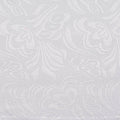 White Tone-on-Tone Floral Jacquard, Polyester, 223 gsm