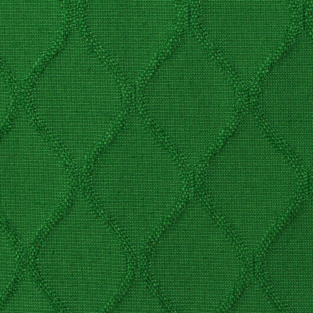 Green Diamond Jacquard, Poly-Cotton