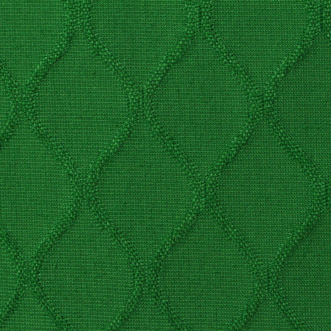 Green Diamond Jacquard, Poly-Cotton