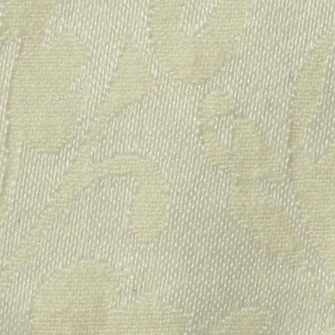 Cream Floral Jacquard, Poly-Cotton, 250 gsm