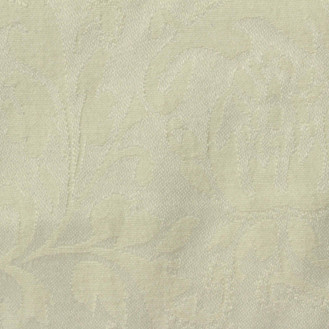 Cream Floral Jacquard, Poly-Cotton, 250 gsm