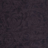 Dark Purple Tone-on-Tone Floral Jacquard, Cotton-Poly