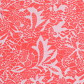 Coral Floral Jacquard, Cotton-Poly