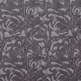Grey Floral Jacquard, Cotton-Poly