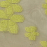 Lime Leaves Jacquard, Viscose-Poly