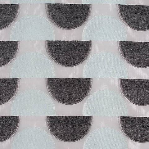 Striped Polyester Nylon Woven Fabric, 82 gsm, 145 cm — Grey