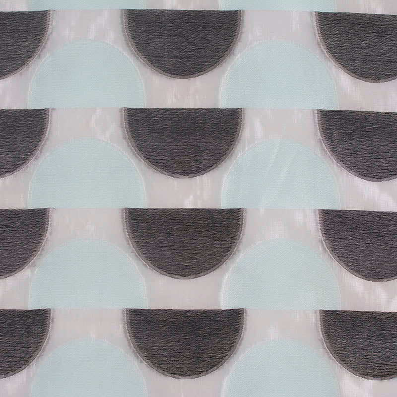 Striped Polyester Nylon Woven Fabric, 82 gsm, 145 cm — Grey