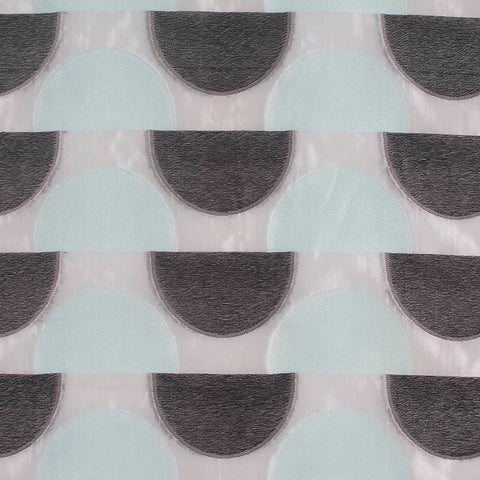 Striped Polyester Nylon Woven Fabric, 82 gsm, 145 cm — Grey