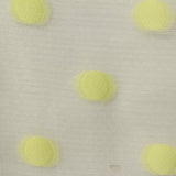 Yellow Dots Jacquard, Viscose-Nylon