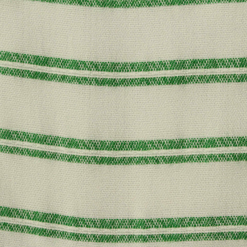 Green Horizontal-Stripe Jacquard, Poly-Viscose