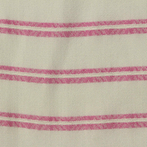 Pink Horizontal-Stripe Jacquard, Poly-Viscose