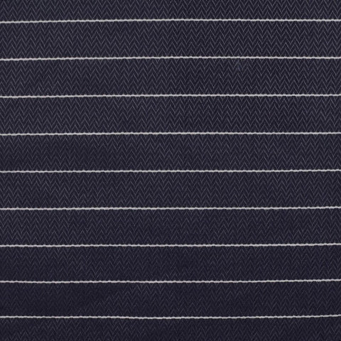 White Horizontal-Stripe Jacquard, Viscose, 124 gsm