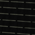 Black Horizontal-Stripe Jacquard, Viscose-Nylon, 200 gsm