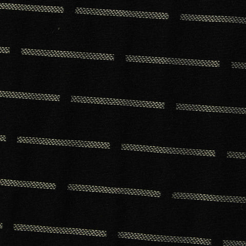Black Horizontal-Stripe Jacquard, Viscose-Nylon, 200 gsm