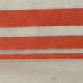 Orange Horizontal-Stripe Jacquard, Cotton-Nylon