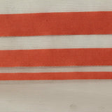 Orange Horizontal-Stripe Jacquard, Cotton-Nylon