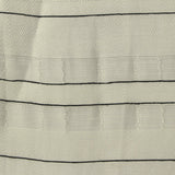 Black Horizontal-Stripe Jacquard, Viscose-Nylon