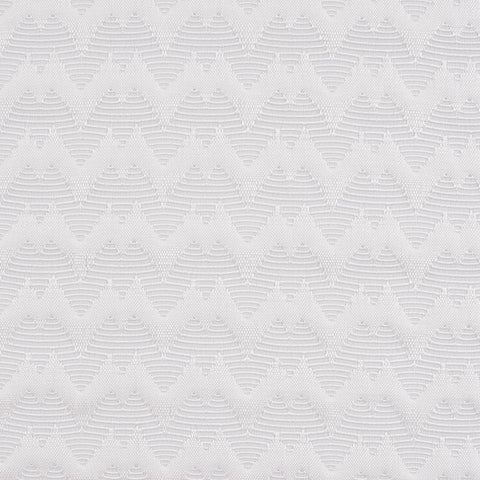 White Chevron Jacquard, Polyester, 349 gsm