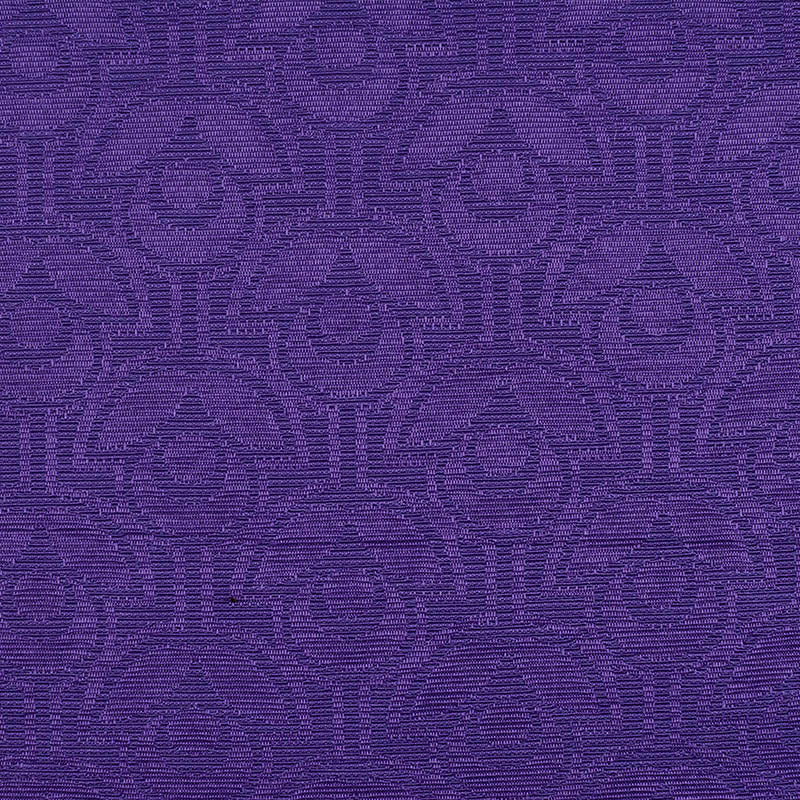 Purple Leaf Jacquard, Cotton-Poly