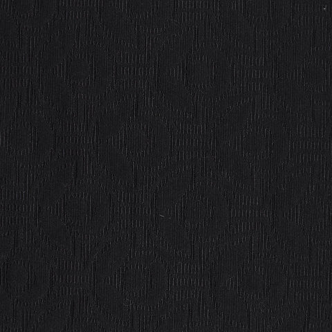 Black Tone-on-Tone Jacquard, Cotton-Poly, 244 gsm