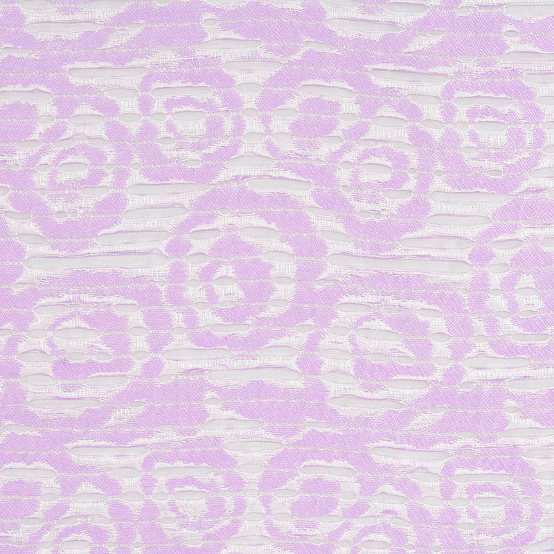 Light Purple Abstract Jacquard, Viscose-Poly