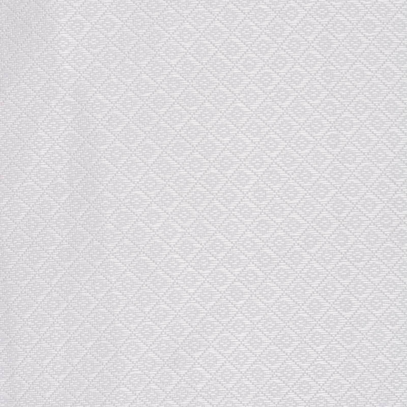 White Tone-on-Tone Diamond Jacquard, Polyester