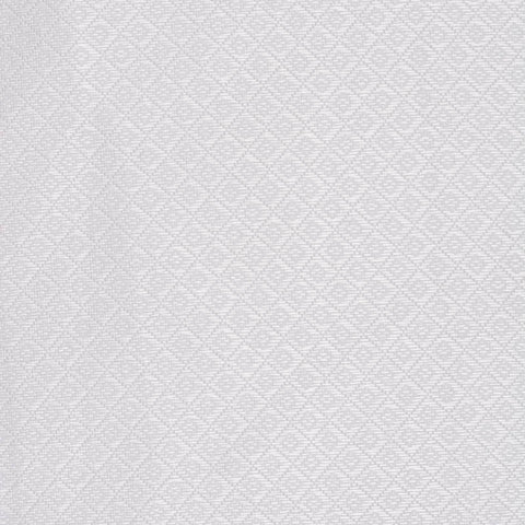 White Tone-on-Tone Diamond Jacquard, Polyester