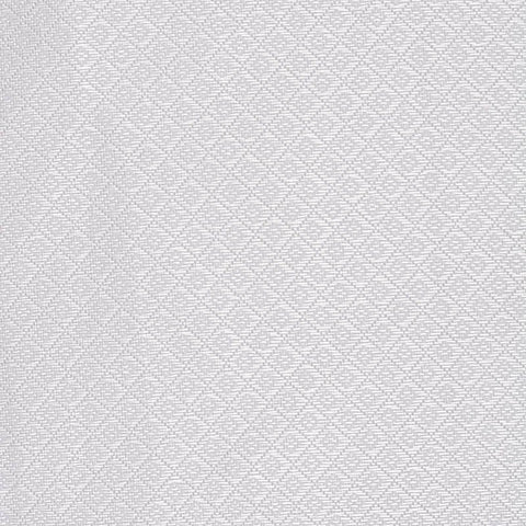 White Tone-on-Tone Diamond Jacquard, Polyester