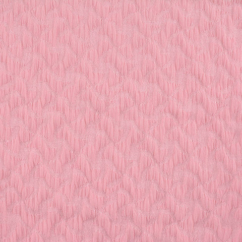 Pink Textured Jacquard, Poly-Cotton