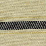 Cream Horizontal-Stripe Jacquard, Poly-Cotton — texture
