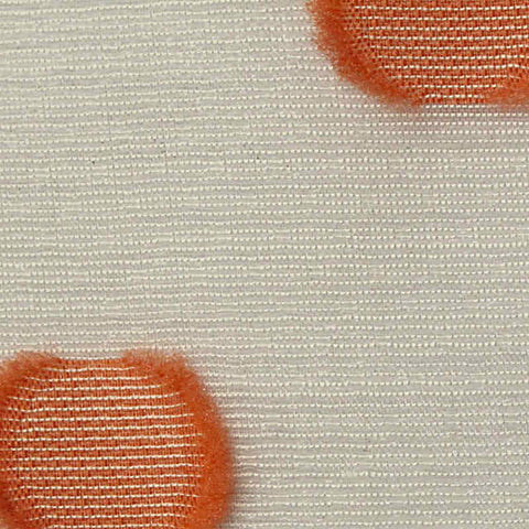 Orange Dots Jacquard, Viscose-Nylon