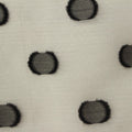 Black Polka-Dot Jacquard, Viscose-Nylon