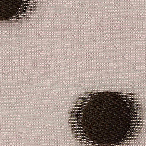 Dark Brown Dots Jacquard, Viscose-Nylon