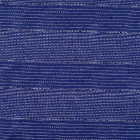 Blue Horizontal-Stripe Jacquard, Cotton-Poly, 115 gsm, 137 cm, ref EF-11685