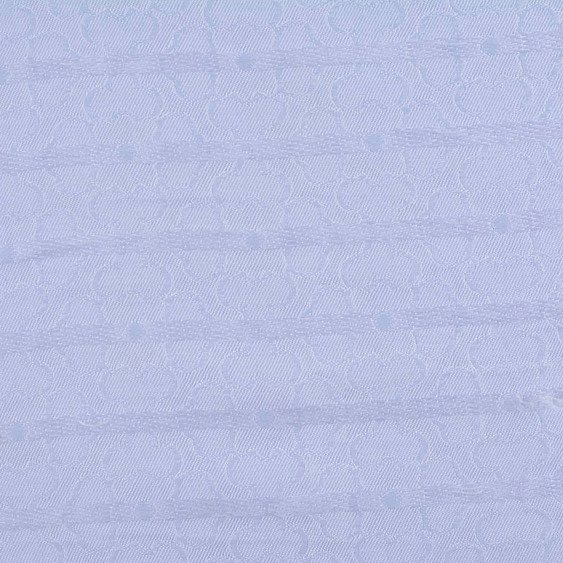 Light Blue Horizontal-Stripe Jacquard, Polyester