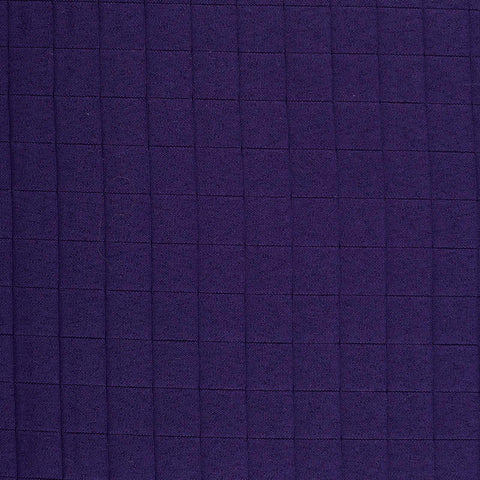 Purple Tone-on-Tone Square Jacquard, Polyester