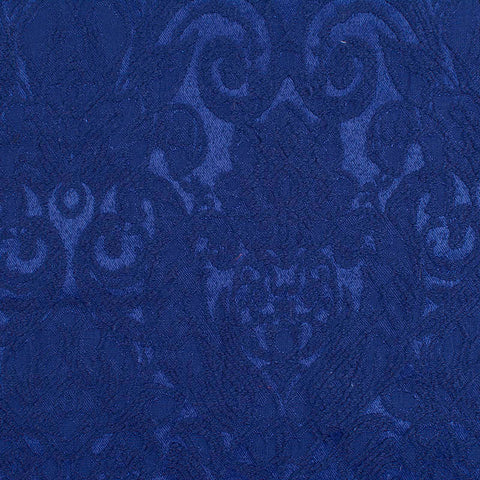 Blue Tone-on-Tone Jacquard, Cotton-Poly, 189 gsm