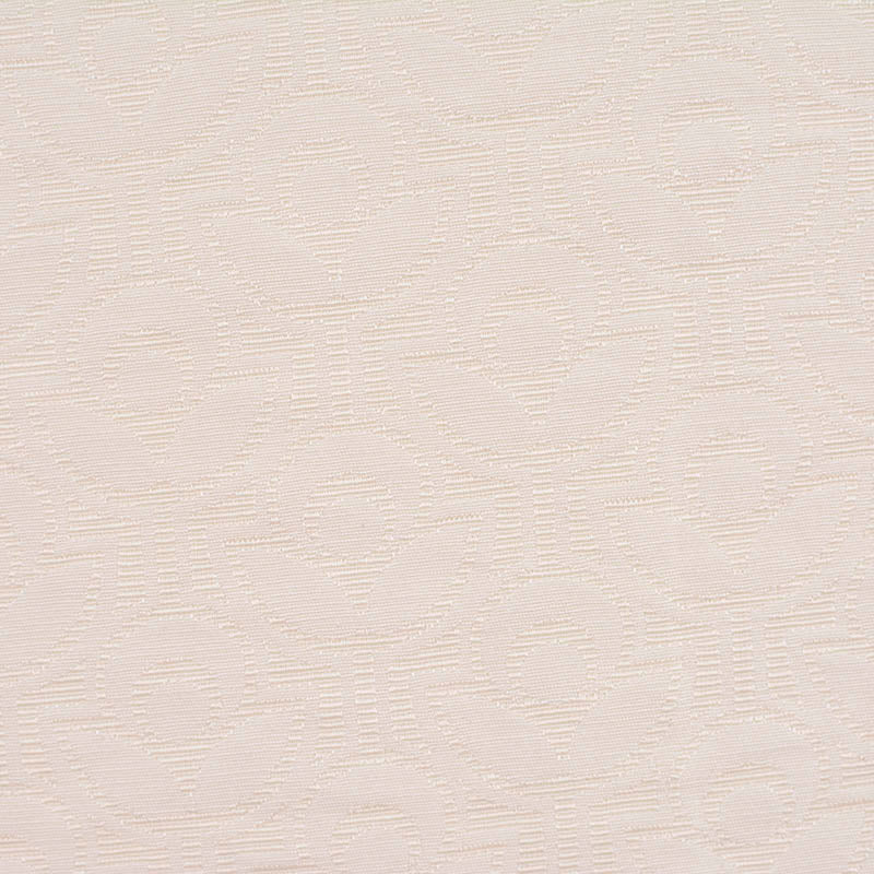Cream Heart Jacquard, Cotton-Poly