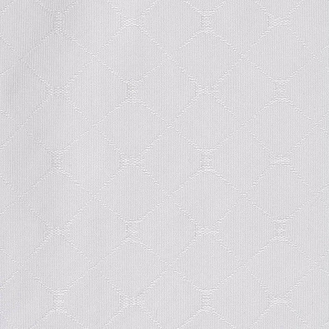 White Diamond Jacquard, Poly-Cotton