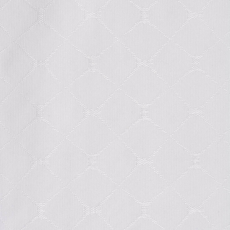 White Diamond Jacquard, Poly-Cotton