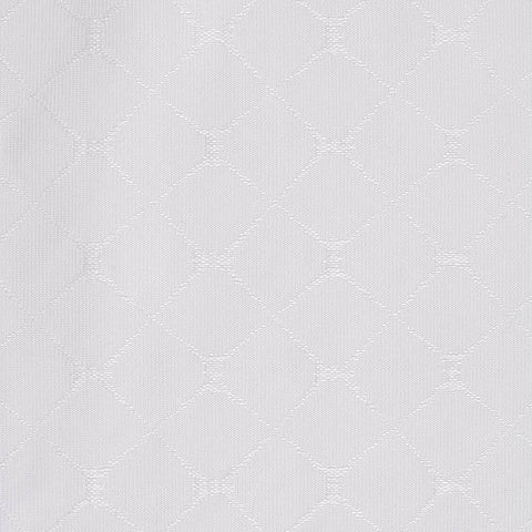White Diamond Jacquard, Poly-Cotton