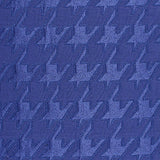 Blue Tone-on-Tone Houndstooth Jacquard, Polyester — texture