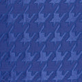 Blue Tone-on-Tone Houndstooth Jacquard, Polyester