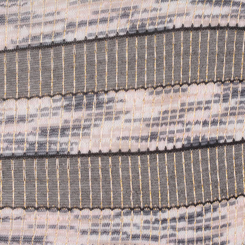 Grey Stripes Jacquard, Poly-Cotton